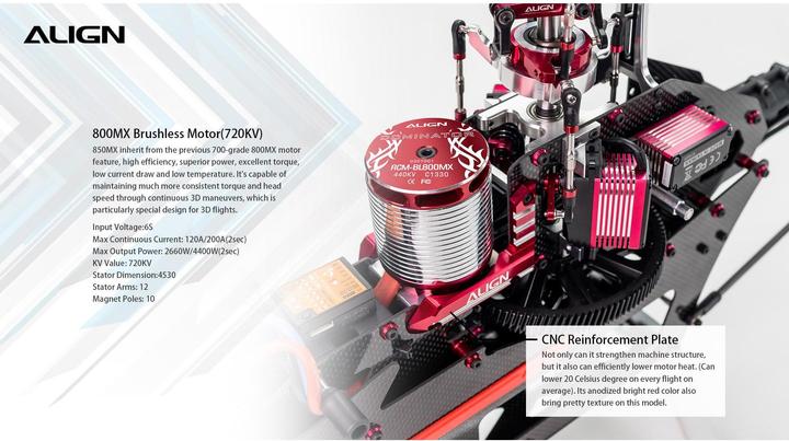 Actual product image Align Helicopter T-Rex 650X Dominator F3C Super Combo, Microbeast
