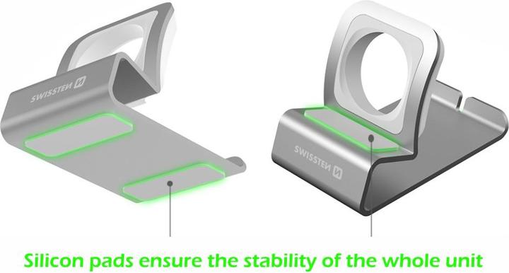 Produktbild Swissten Aluminum Stand for Apple Watch