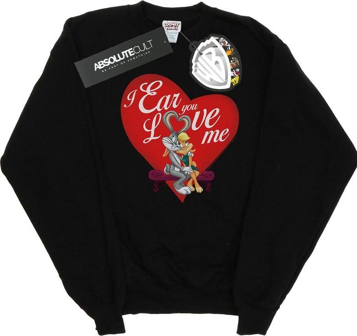 Looney Tunes Bugs Bunny And Lola Valentine's Day Love Me Sweatshirt (L)