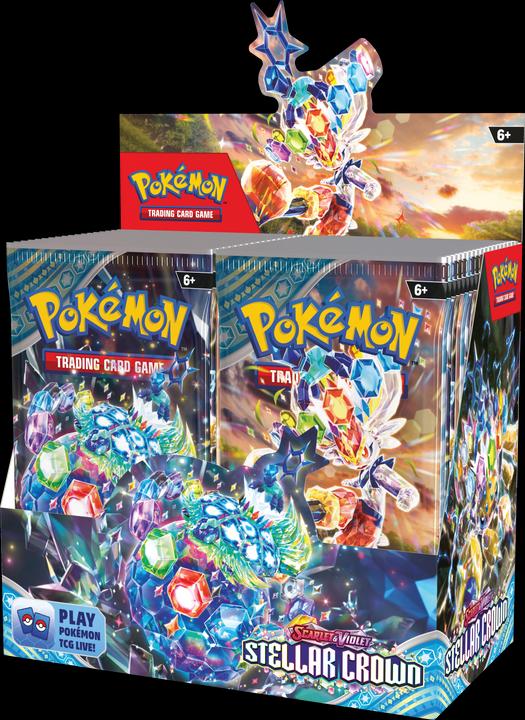 Image du produit Pokémon Stellar Crown (Anglais, Affichage du booster)