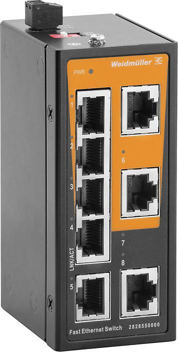 Actual product image Weidmüller IE-SW-ELB-08-8TX Network (8 Ports)