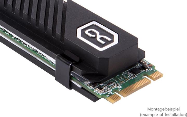 Actual product image Alphacool HDX Pro Air-M.2 NVMe 2280 SSD| 1019563