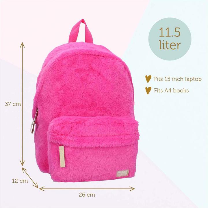 Milky Kiss Rucksack The Wow Factor Fluffy Pink