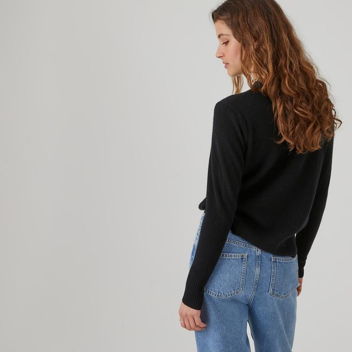 Produktbild La Redoute Collections Pullover runder Ausschnitt Feinstrick in Kaschmir (L)