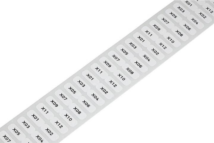 Image du produit Wago 210-805 Étiquette pour impression par transfert thermique 15 x 6 mm Couleur Étiquetage