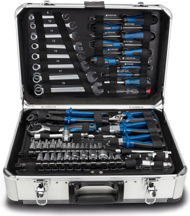 Produktbild Scheppach Handwerkzeugsatz TB150 im Metallkoffer 101-tlg. (101 Teile)