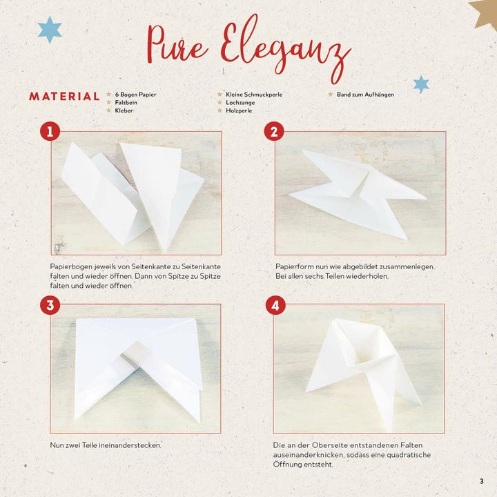 Produktbild Origamisterne? Gerne! – Natural Christmas – Weihnachtliches Bastelset zum Sofort-Lo (Deutsch, Ina Mielkau, 2021)