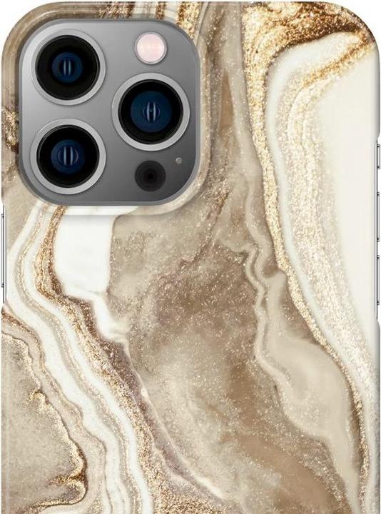 Actual product image iDeal Of Sweden Designer Hard Cover Golden Sand Marble (Apple iPhone 13 Pro)