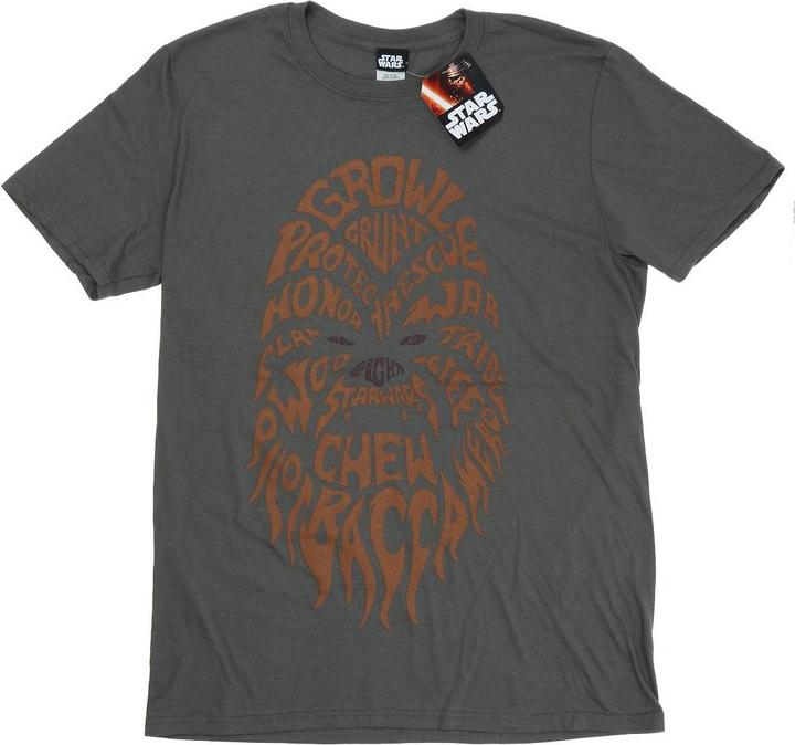 Image du produit Star Wars - T-shirt CHEWBACCA TEXT HEAD - Homme (XL)