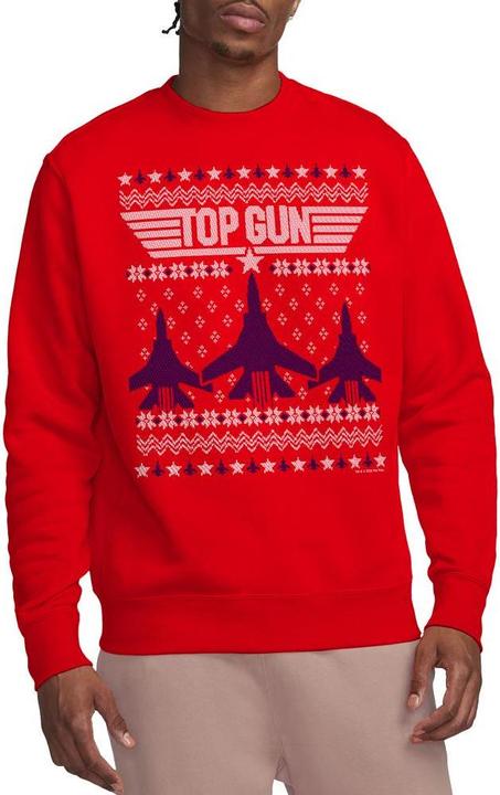 Immagine prodotto Top Gun Ugly Felpa Natale Jet da Combattimento Adulto Unisex (L)