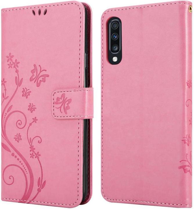 Actual product image Cadorabo Flower Book Cover (Samsung Galaxy A70)