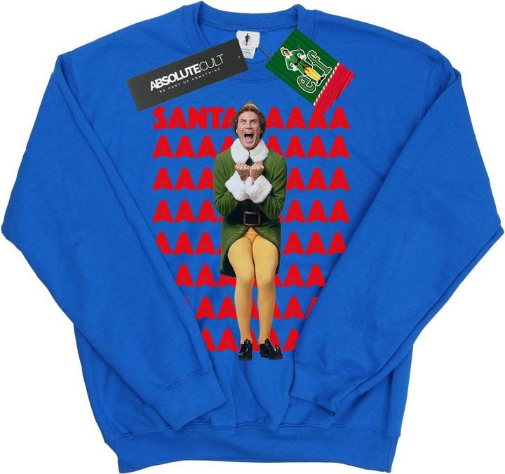 Elf Buddy Santa Scream Sweatshirt Mädchen