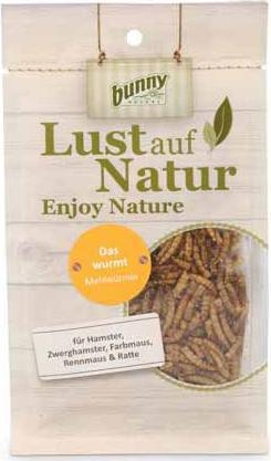 Actual product image Bunny Desire for nature - That worms mealworms Eco (0.04 kg, 1 x)