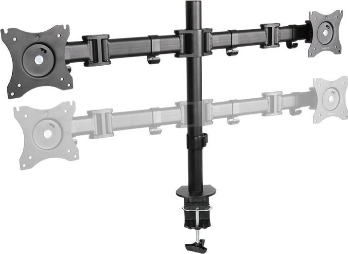 Actual product image LogiLink 2-fold monitor desk mount (Table, 27")