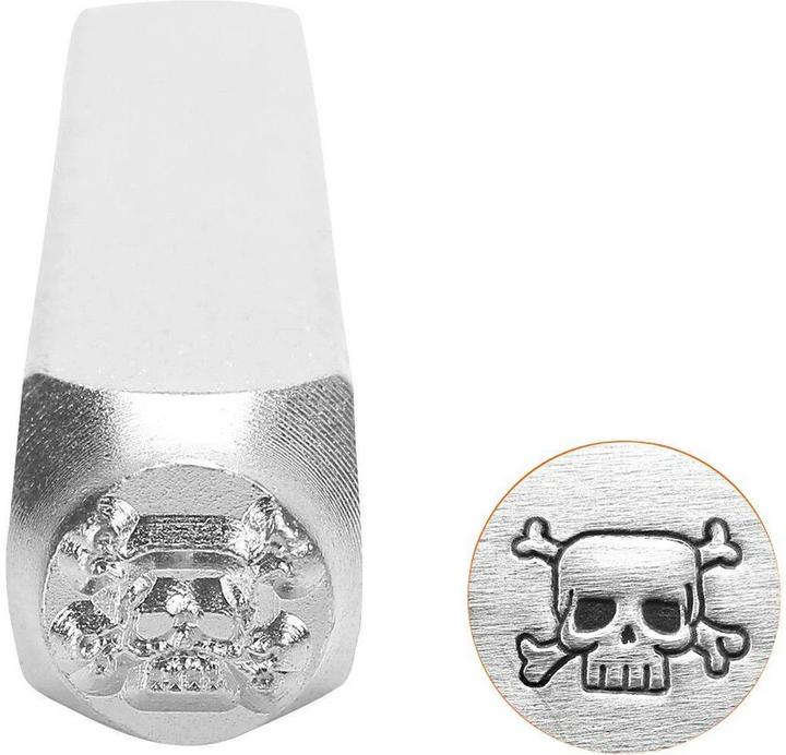 Produktbild ImpressArt Prägestempel 6 mm Totenkopf