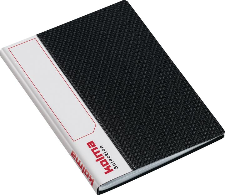 Actual product image Kolma Selection A6 recycling book with 20 pockets black (A6, 1 x)