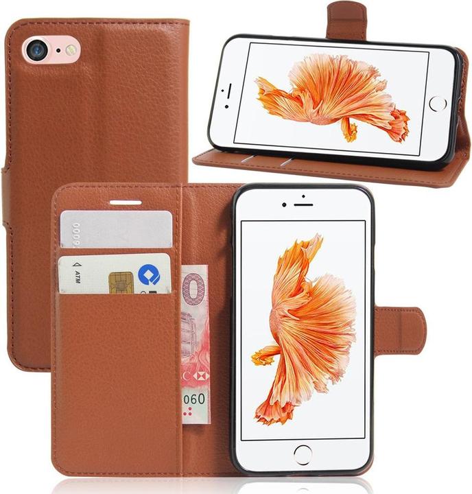 Image du produit Cover-Discount Étui en cuir Compartiments pour cartes (Apple iPhone 7, Apple iPhone 8)
