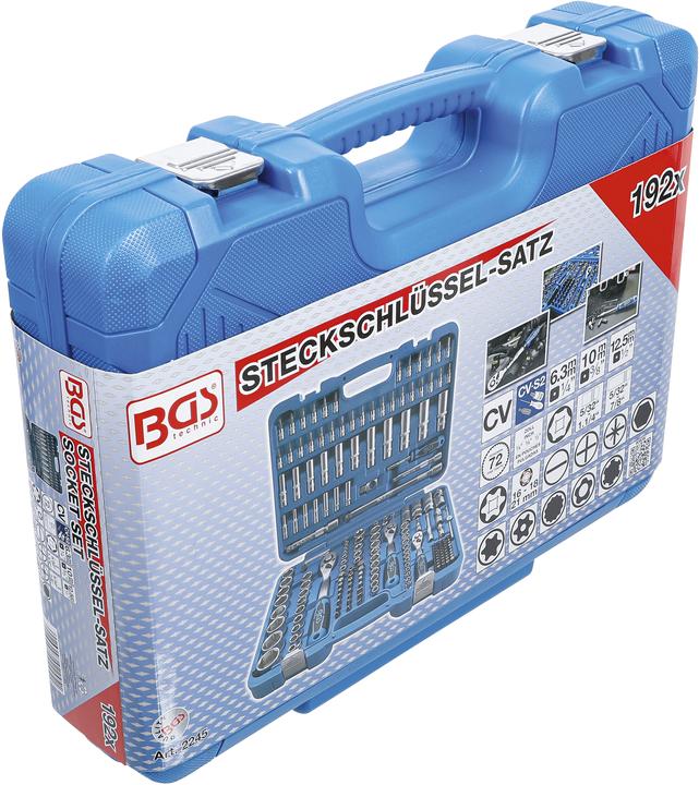 Actual product image BGS Socket spanner set (3/8", 1/4", 1/2")