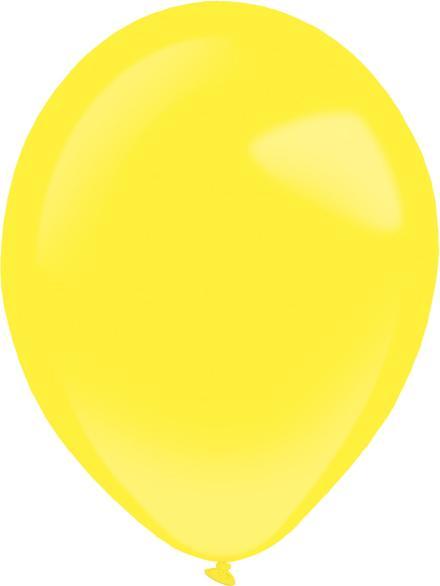 Everts 100 Latex Balloons Decorator Standard Yellow Sunshin (1 x)