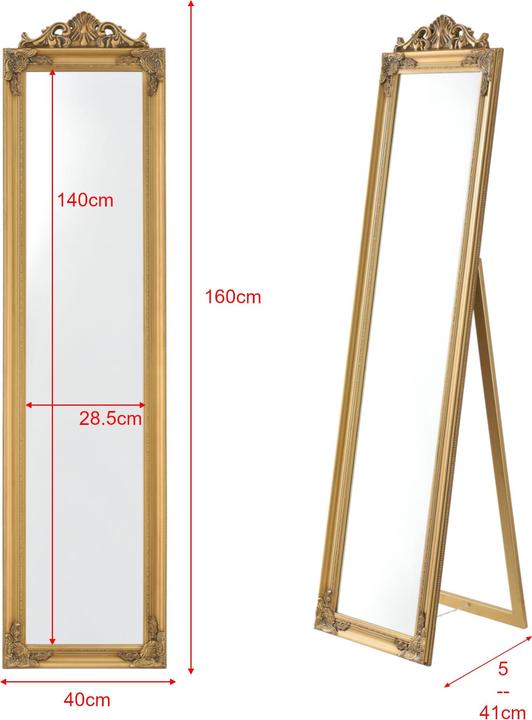 Produktbild Jamb Standspiegel (160 x 40 cm)