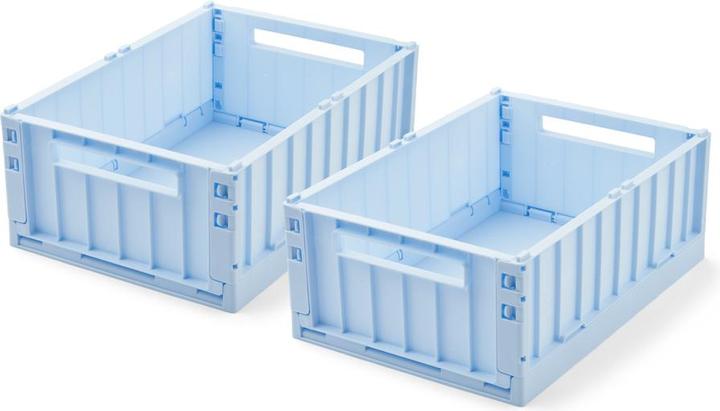 Liewood Weston Aufbewahrungsbox M 2-pack, Pure sky (36 x 25 x 13.5 cm)