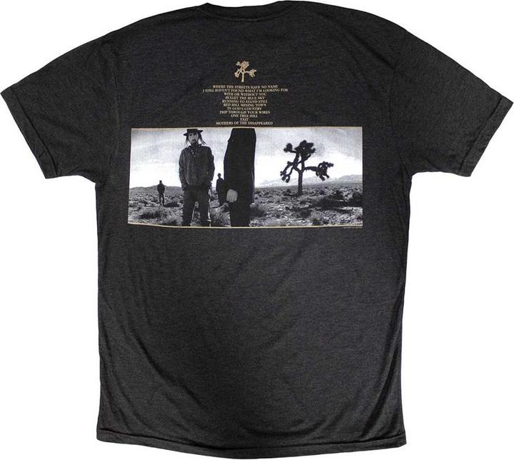 Immagine prodotto U2 Joshua Tree Dates 2017 Maglietta Adulto Unisex (M)