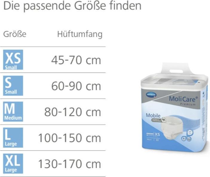 Produktbild MoliCare Mobile 6 (14 x, XS)