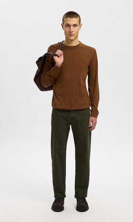 Produktbild Selected Homme 100% Merinowoll Pullover mit Rundhalsausschnitt (M)