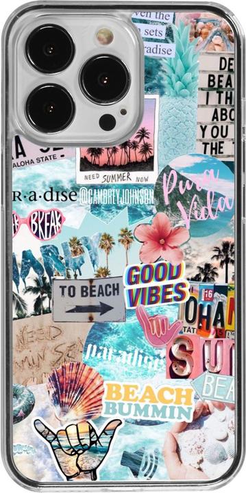 Actual product image PhoneLook Coque transparent Summer 20 collage (Apple iPhone 13 Pro)
