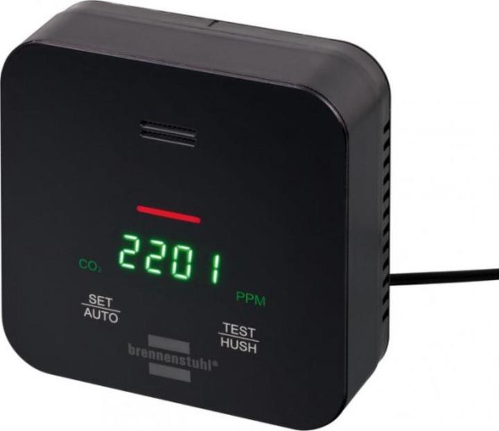 Actual product image Brennenstuhl CO2 detector C2M L 4050 Carbon dioxide/temp./humidity