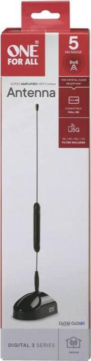 Actual product image One for All DVB-T2 rod antenna 5G (Monopole antenna, DVB-T / -T2)