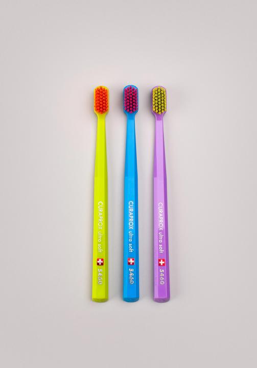 Image du produit Curaprox CS 5460 ultra soft, paquet de 3, vert, bleu, violet (Ultra doux, 3 x)