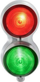 Actual product image Rs Pro Green, Red Traffic Light LED Beacon, 2 Ligh