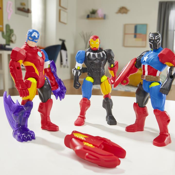 Actual product image Hasbro MixMashers Marvel Captain America Avengers Mix-And-Match
