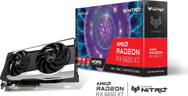 Actual product image Sapphire Radeon RX6650XT Gaming OC Nitro+ (8 GB)