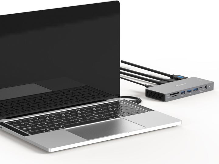 Produktbild Sandberg USB-C 13in1 DockingStation Pro (USB-C, 4 Ports)