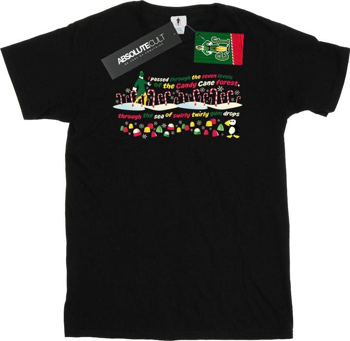 Elf Candy Cane Forest TShirt (XXL)