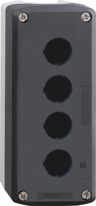 Image du produit Schneider Electric Boîtier vide XALD, 4 trous, XALD04CUST01 (Boîtier)