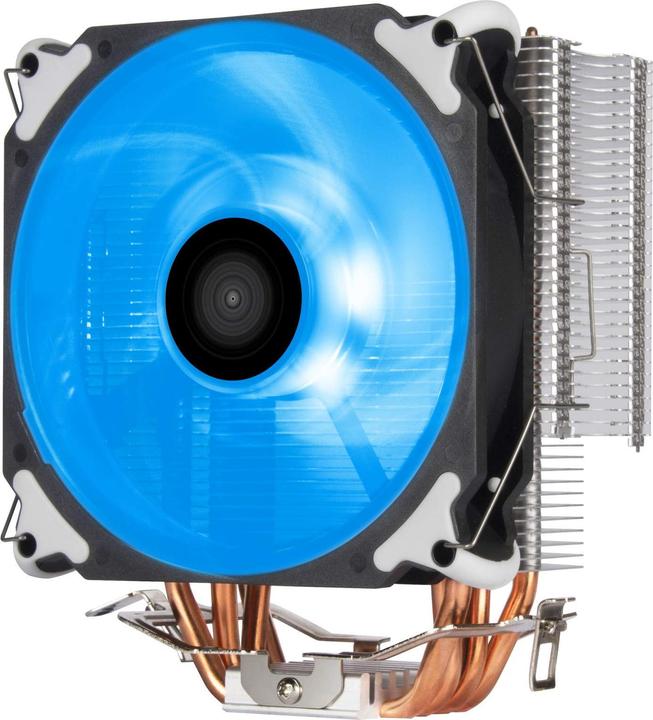 Productafbeelding Silverstone Technologie SST-AR12-RGB - Argon CPU-koeler met 4 heatpipes, direct contact heatpipe te (154 mm)
