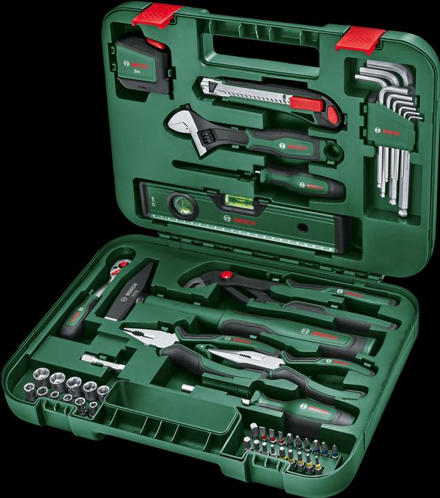Image du produit Bosch Home & Garden Kit d'outils à main Advanced (52 pièces)