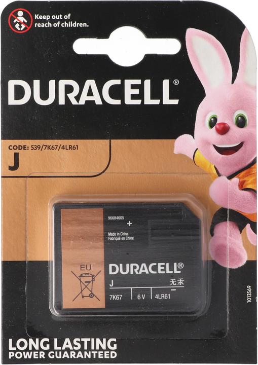 Actual product image Duracell Batterie 7K67 Flatpack 4LR61, V4918, V4018, 5000394767102 (1 pcs., J, 570 mAh)