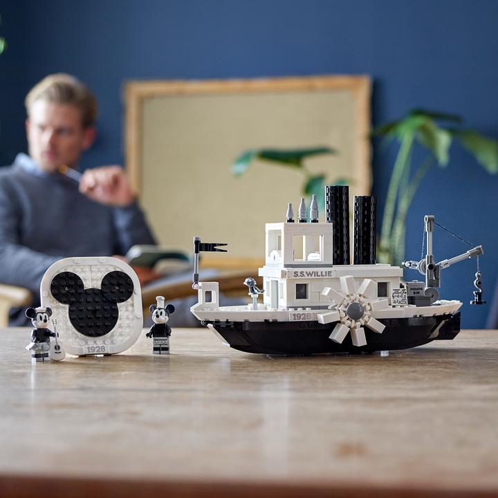Image du produit LEGO Bateau à vapeur Willie (21317, LEGO Ideas, LEGO difficiles à trouver)