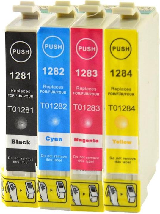 Produktbild Hermex Alternative Tintenpatrone zu Epson T1285 (M, C, Y, BK)