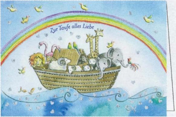 Produktbild Edition Gollong Taufkarte Arche Noah (1 Stk.)