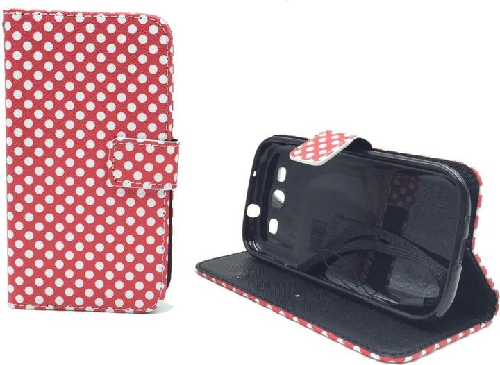 Actual product image König Design Protective Case for Samsung Galaxy S3 / S3 Neo Polka Dot Red Case + 1 Armour Protection Glass (Samsung Galaxy S3 Neo, Samsung Galaxy S3)