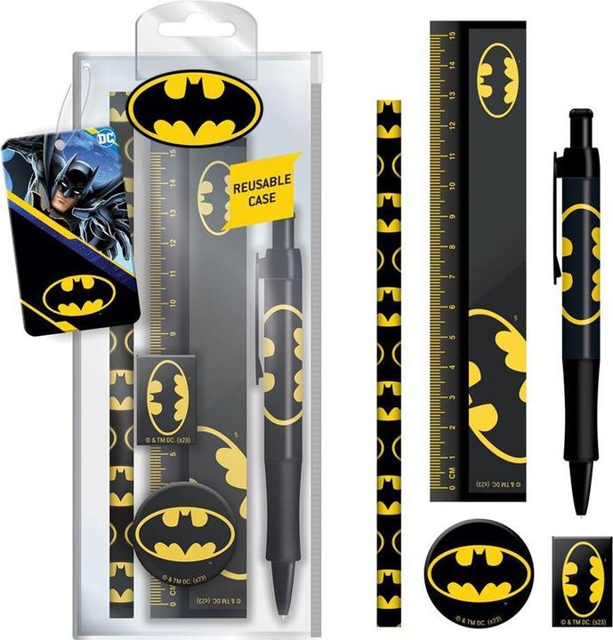 Image du produit Batman Set de papeterie Core (paquet de 5) (Noir/Jaune, 5 x)