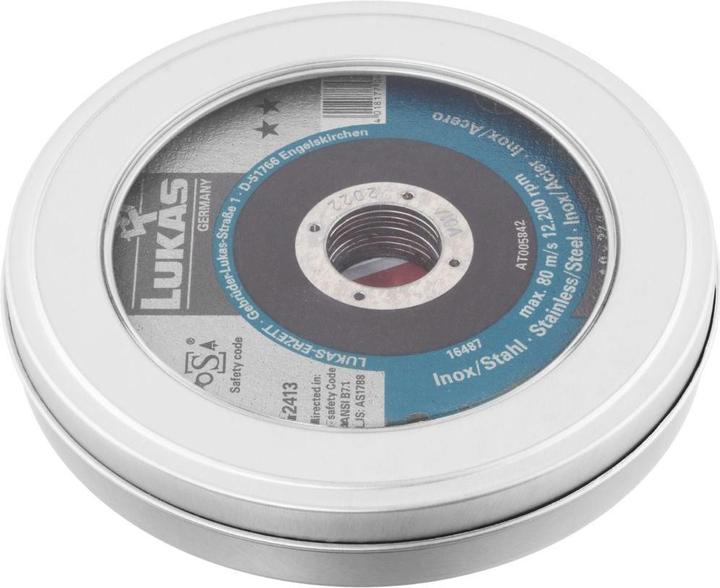 Produktbild Lukas 10x Trennscheiben in Dose T41 für Edelstahl 125x1mm gerade