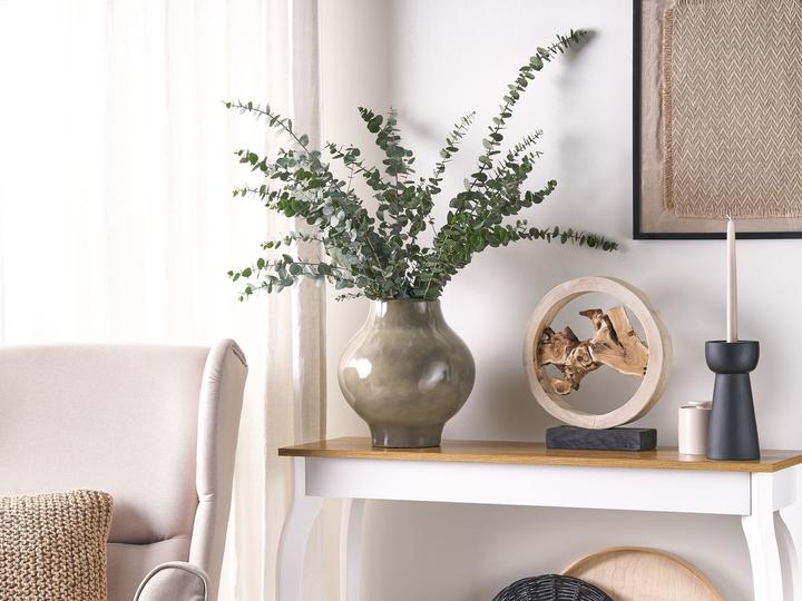 Productafbeelding Beliani Bloemenvaas Terracotta taupe 31 cm MAGAN (1 x)