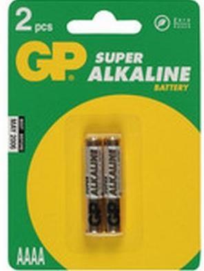 Actual product image GP Batteries Super Alkaline AAAA (2 pcs., AAAA, 525 mAh)