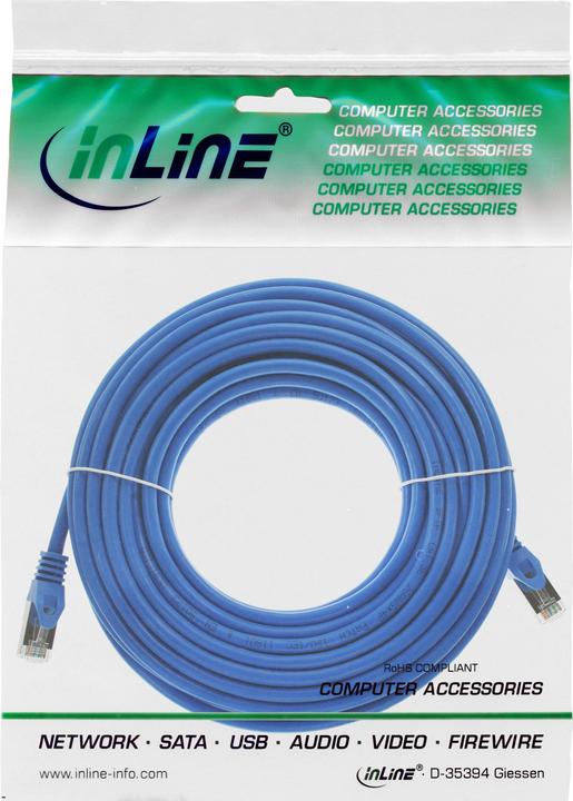 Produktbild InLine Patchkabel (SF/UTP, CAT5e, 7.50 m)